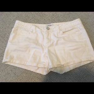 Aeropostale White Jean Shorts